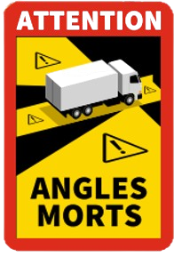 NAKLEJKI MARTWE POLE 25X17 CIĘŻARÓWKA