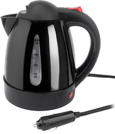 CZAJNIK ELEKTRYCZNY 1L 24V NA WTYCZKĘ SAMOCHODOWĄ  TEKSON